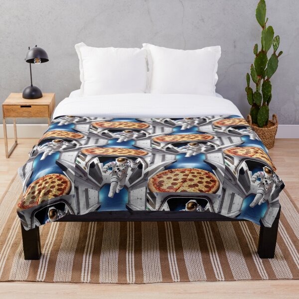 Item preview, Astronaut love pizza creative art designed and sold by brilliant-com.