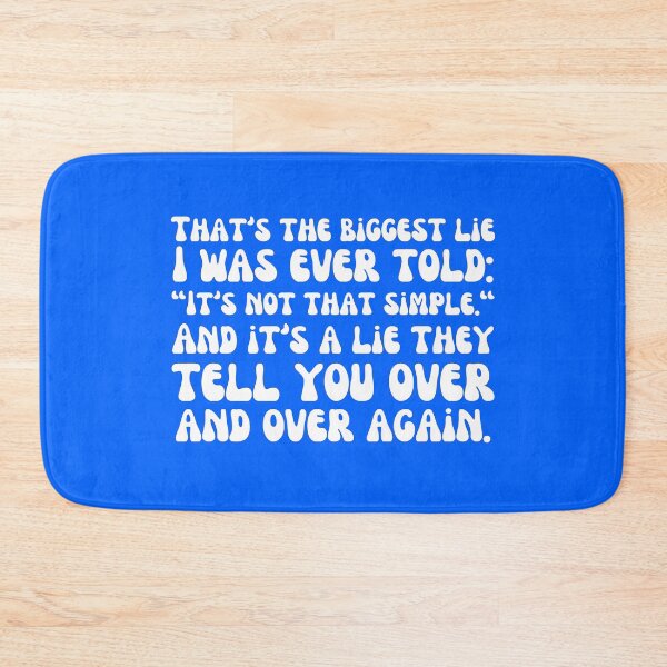 Item preview, Biggest Lie-White designed and sold by DrawingAndText.