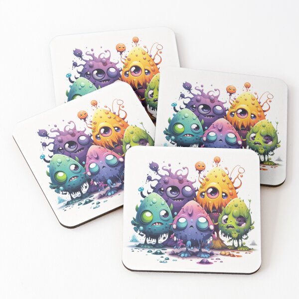 Item preview, Monstrous Gathering: A Fun and Vibrant Monster Illustration designed and sold by toticavalcanti.