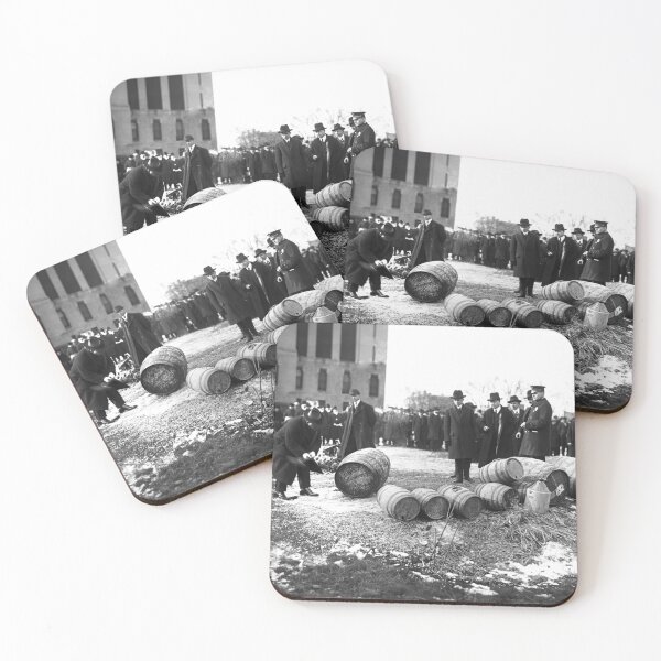 Item preview, Police Destroy Bootleg Alcohol During Prohibition c. 1925 designed and sold by Daniel Hagerman.