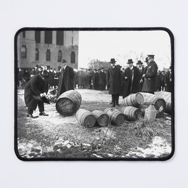 Item preview, Police Destroy Bootleg Alcohol During Prohibition c. 1925 designed and sold by Daniel Hagerman.