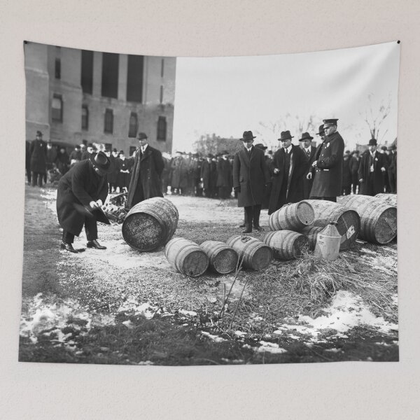 Item preview, Police Destroy Bootleg Alcohol During Prohibition c. 1925 designed and sold by Daniel Hagerman.