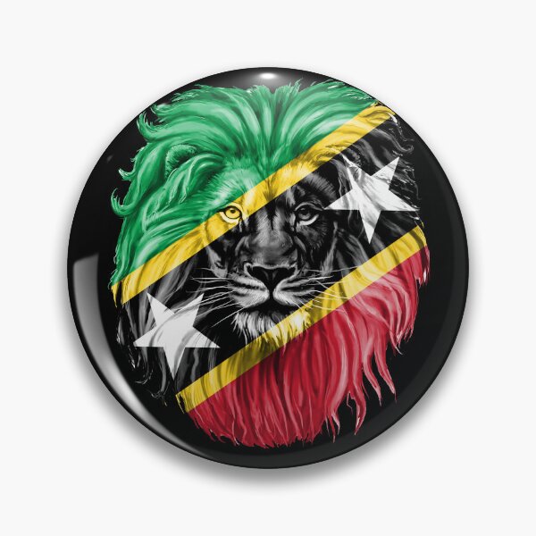 Item preview, St.kitts lion - Lion Flag Of Saint Kitts and Nevis - Gift For Kittian From Saint Kitts and Nevis designed and sold by Fun-World.