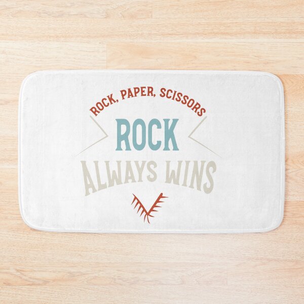 Item preview, Funny Geology Rock Paper Scissors Rock Always Wins designed and sold by whyitsme.