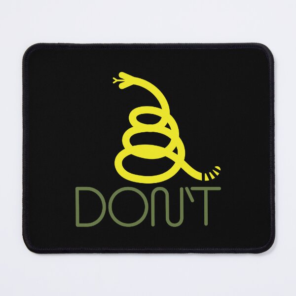 Item preview, In Vogue Modern Yellow Minimalist Gadsden Snake Flag Stylish Dont Tread On Me designed and sold by pelagio.