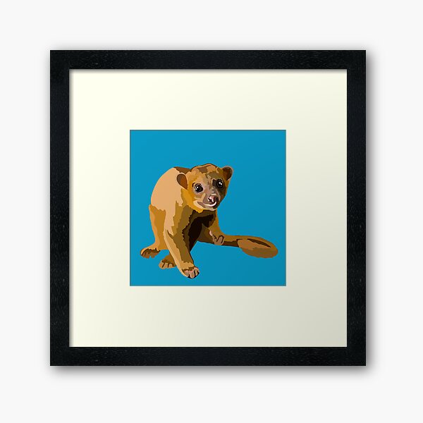 Item preview,  K is for Kinkajou ,Kinkajou – Nocturnal Rainforest Mammal Illustration designed and sold by PrettylittlepastelUk.
