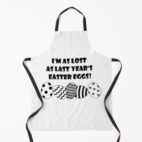 Item preview, I'm as lost as last year's easter eggs! (Black) designed and sold by nklange240.