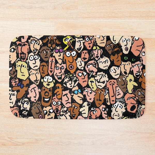 Item preview, Crowded Face Doodle designed and sold by WonderWhat.