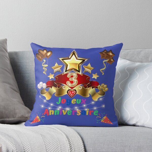 Item preview, 3 years old, Happy birthday 3 years old, (French), Children's gift designed and sold by Ksmith-Style.