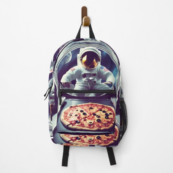 Item preview, Astronaut love pizza creative art designed and sold by brilliant-com.