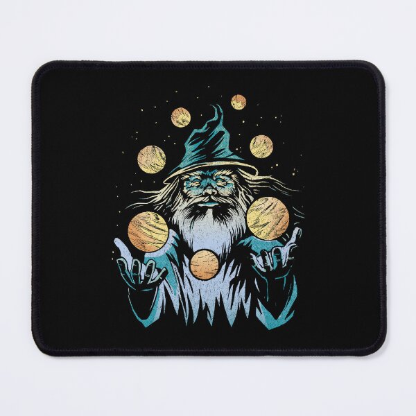 Item preview, Wizard juggling Planets designed and sold by WhistlingSnail.