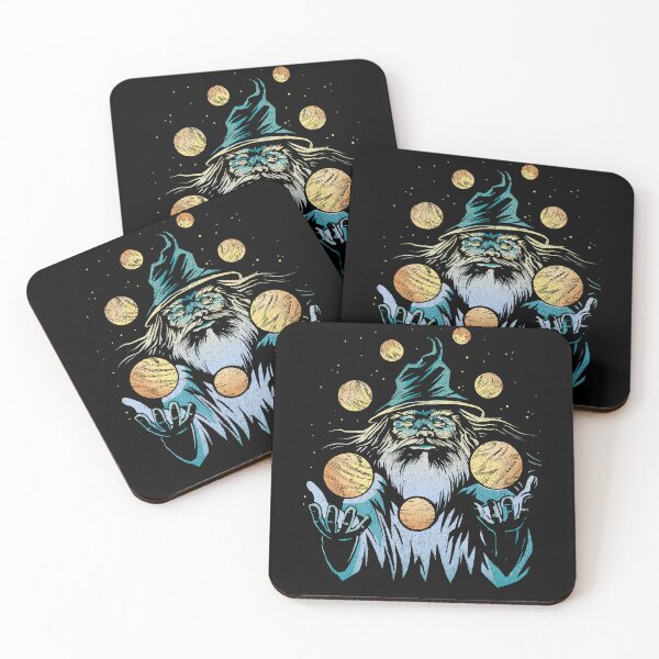 Item preview, Wizard juggling Planets designed and sold by WhistlingSnail.