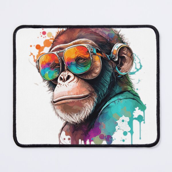 Item preview, Happy Monkey with Sunglasses designed and sold by toticavalcanti.