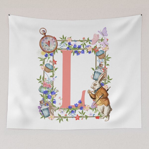 Item preview, White Rabbit, Alice in wonderland capital L designed and sold by Martzart.