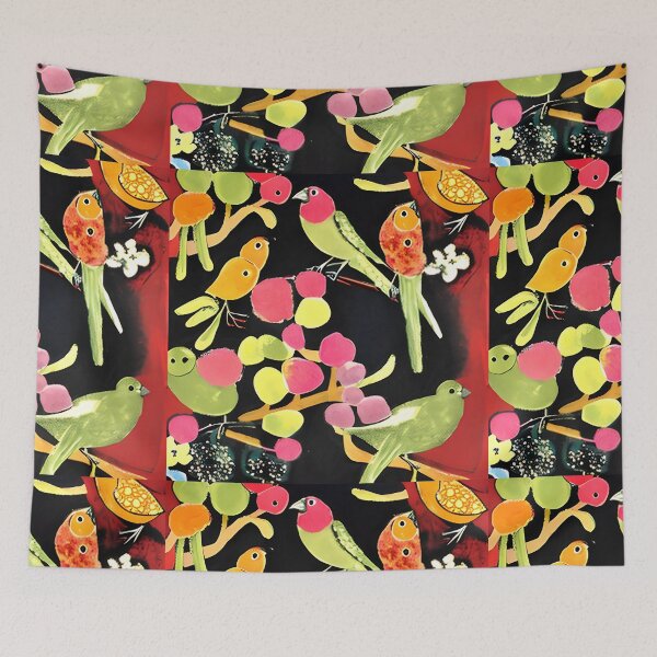 Item preview, Beautiful Batik Bird Paradise Pattern 4 designed and sold by marunoens01.