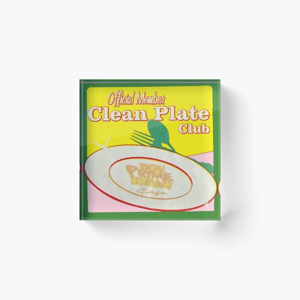 Item preview, 50's Prime Time Cafe Clean Plate Club designed and sold by Sommerman1.