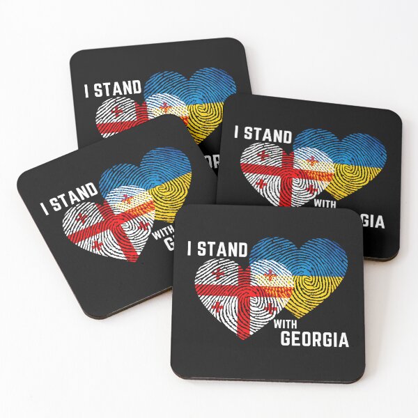Item preview,  I stand with Georgia, Pray For Georgia, I Am Georgia, i support Georgia, free Georgia, proud Georgia designed and sold by GaliaTati.
