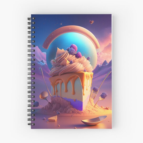 Item preview, DESSERT x DESERT - Delicious Cake Fantasy Art designed and sold by elnixart.