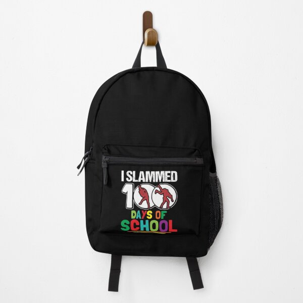 Item preview, I Slammed 100 Days Of School Wrestling 100th Day Boys designed and sold by Dressed For Duty.