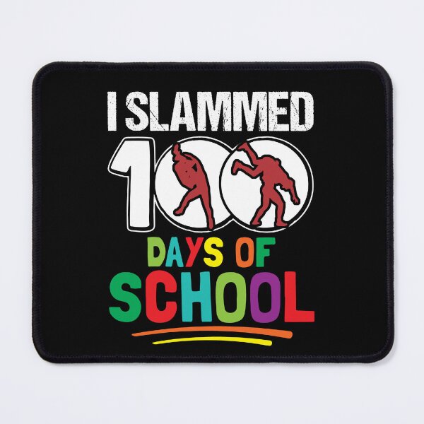 Item preview, I Slammed 100 Days Of School Wrestling 100th Day Boys designed and sold by Dressed For  Duty.