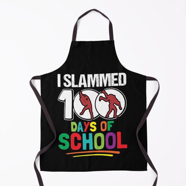 Item preview, I Slammed 100 Days Of School Wrestling 100th Day Boys designed and sold by Dressed For Duty.