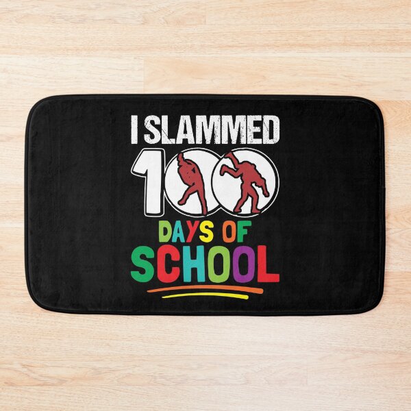 Item preview, I Slammed 100 Days Of School Wrestling 100th Day Boys designed and sold by Dressed For  Duty.