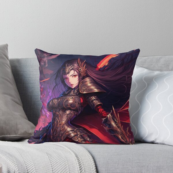Aperçu de l'œuvre Fantaisie Anime Guerrier(ère) Fille créée et vendue par AIartCANVAS.