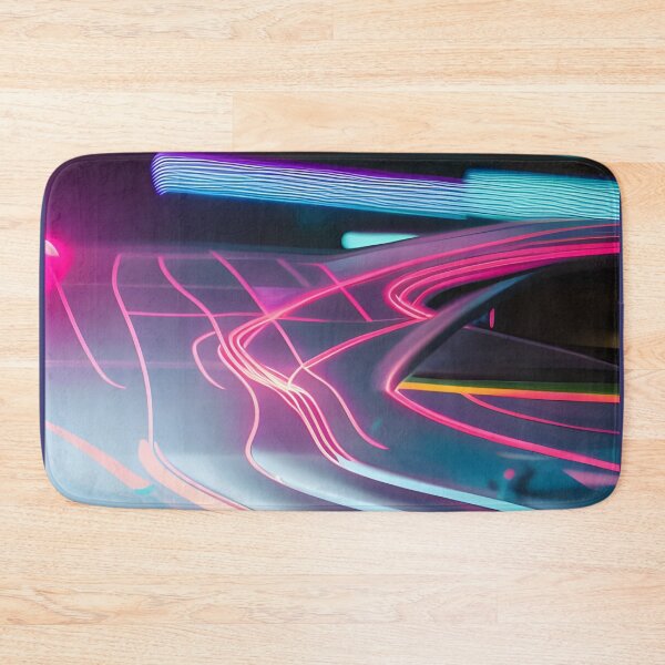 Item preview, Super Charged Car Neon Trails Reflecting designed and sold by Ink Art Design.
