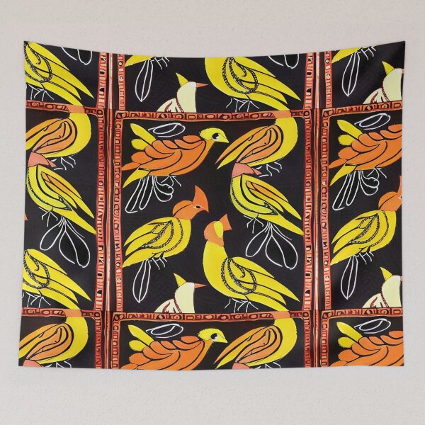 Item preview, Beautiful Batik Bird Paradise Pattern 9 designed and sold by marunoens01.