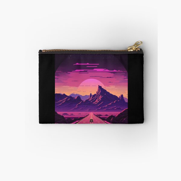 Item preview, Retro Synthwave Desert Road 80s designed and sold by RESToRAPTOR.
