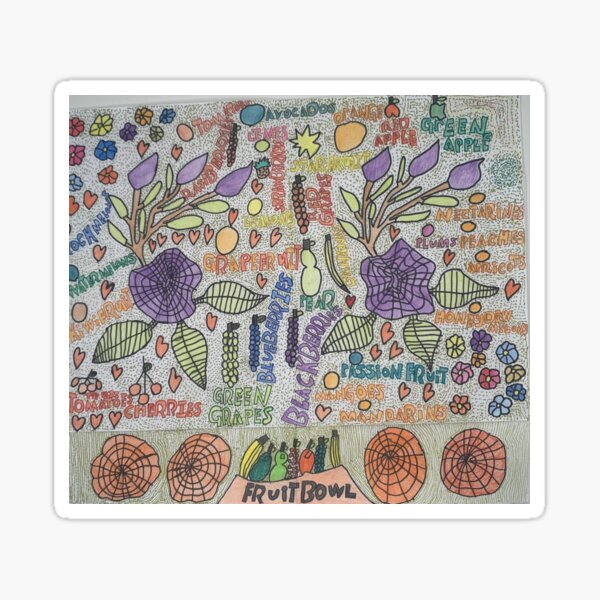 Summer of all Fruits Sticker