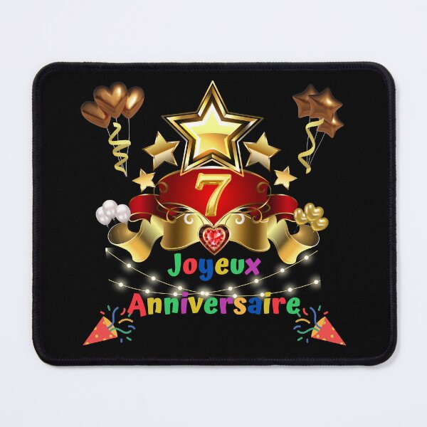 Item preview, 7 years old, Happy birthday 7 years old, (French), Children's gift designed and sold by Ksmith-Style.