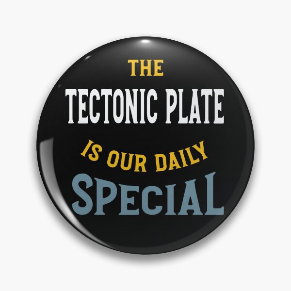Item preview, Funny Geology Saying Tetonic Plate designed and sold by whyitsme.