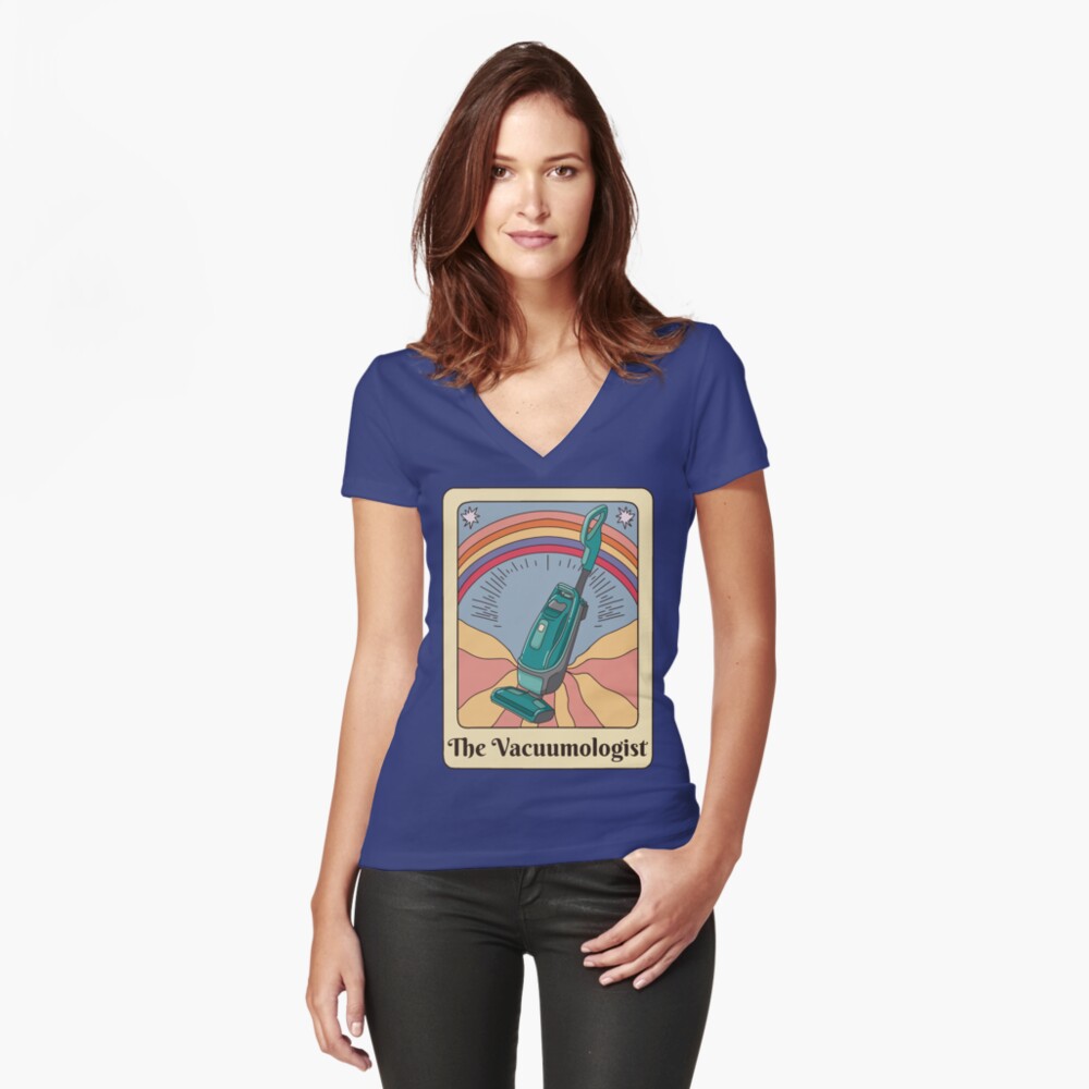 Item preview, Fitted V-Neck T-Shirt designed and sold by MrEddie10.