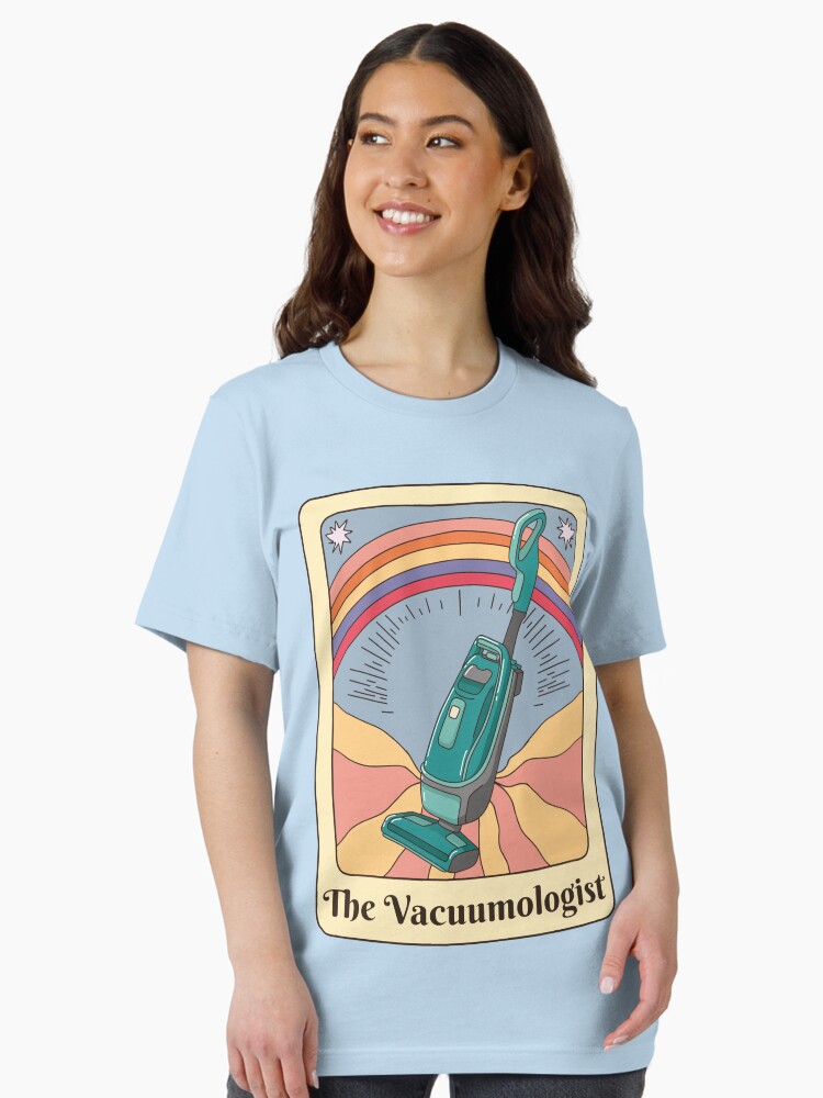 Thumbnail 2 of 7, Essential T-Shirt, Cleaning Vacuumologist Tarot Vacuum Cleaner Art designed and sold by MrEddie10.
