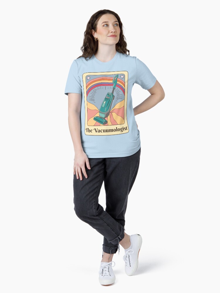Thumbnail 4 of 7, Essential T-Shirt, Cleaning Vacuumologist Tarot Vacuum Cleaner Art designed and sold by MrEddie10.