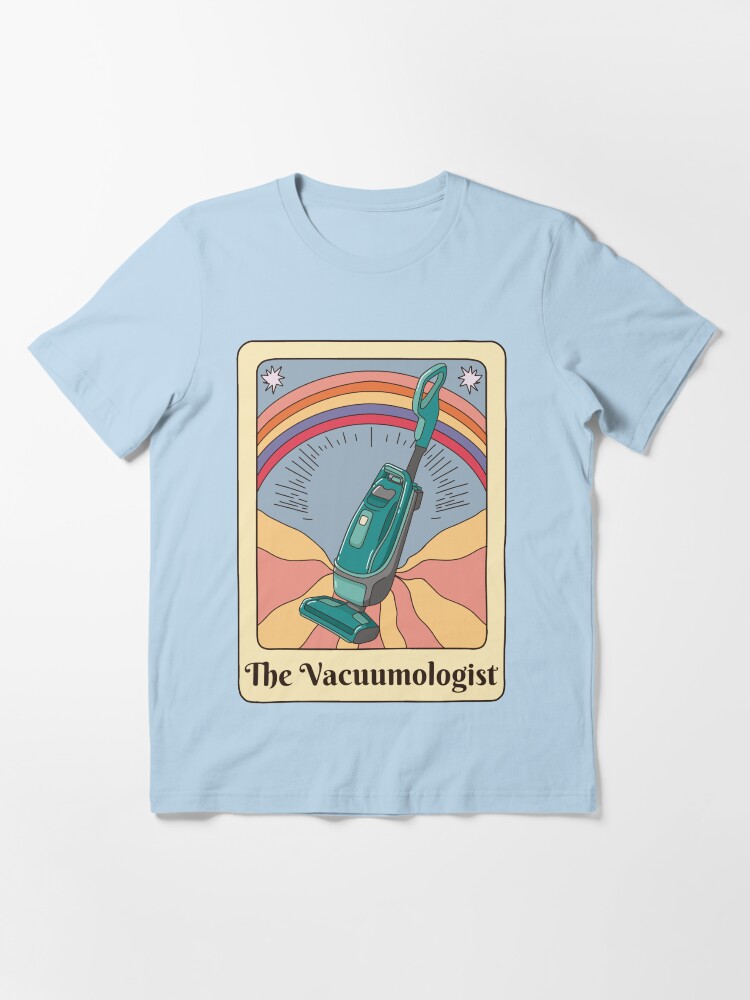 Thumbnail 3 of 7, Essential T-Shirt, Cleaning Vacuumologist Tarot Vacuum Cleaner Art designed and sold by MrEddie10.