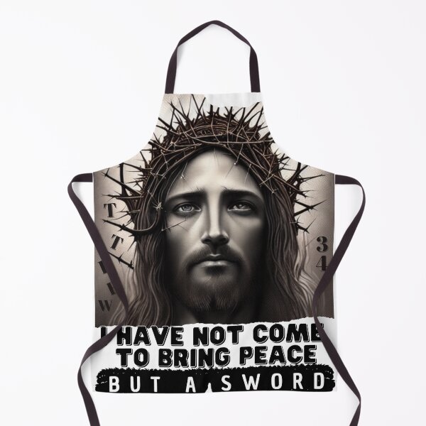Item preview, T-shirt Jesus Christ - Matthew 10:34 designed and sold by relso.