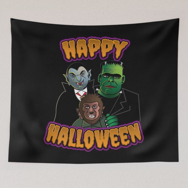 Item preview, Happy Halloween Monsters designed and sold by LatinSaint.