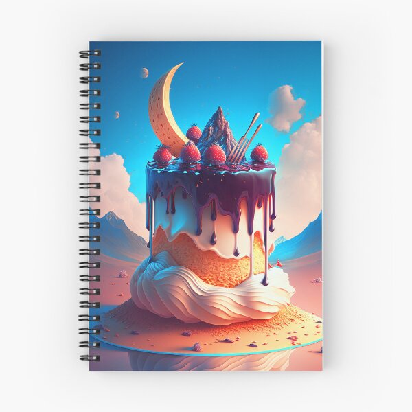 Item preview, DESSERT x DESERT - Delicious Cake Fantasy Art designed and sold by elnixart.