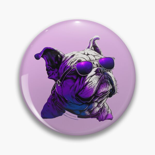 Item preview, Bulldog with glasses gift designed and sold by TeeArtistry.