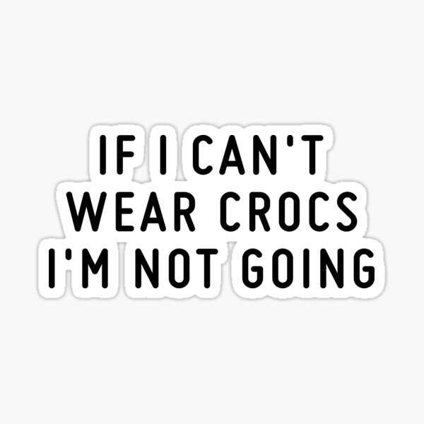 I Love Crocs Stickers for Sale