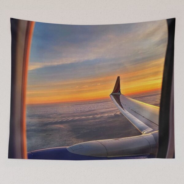 Item preview, Airplane Widow Sunrise designed and sold by CityVine.