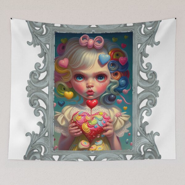 Item preview, Big Eye Girl Candy Art Bag designed and sold by Art.Fusion.Studio.