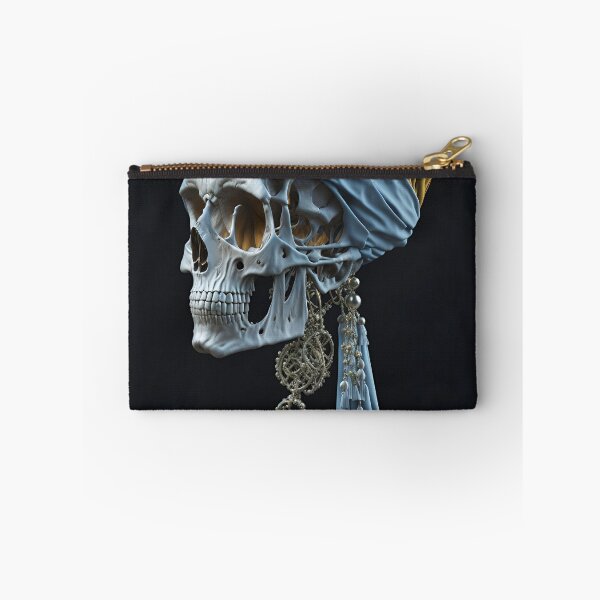 Item preview, HD skull with a pearl earring designed and sold by anamwp.
