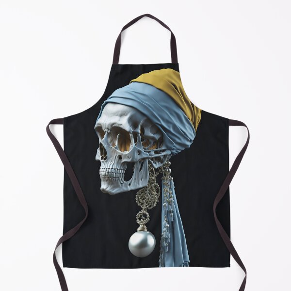 Item preview, HD skull with a pearl earring designed and sold by anamwp.