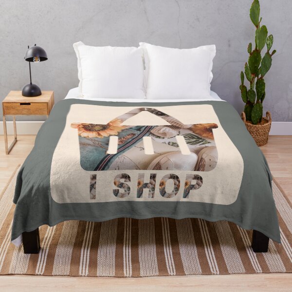 Item preview, I Shop, Shopaholic designed and sold by LynnEllenDesign.