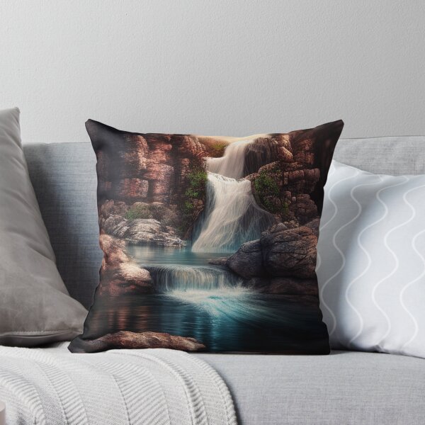 Item preview, Living Waterfall Enhanced Great for Posters, Wall Art and Canvas designed and sold by LivingBold.