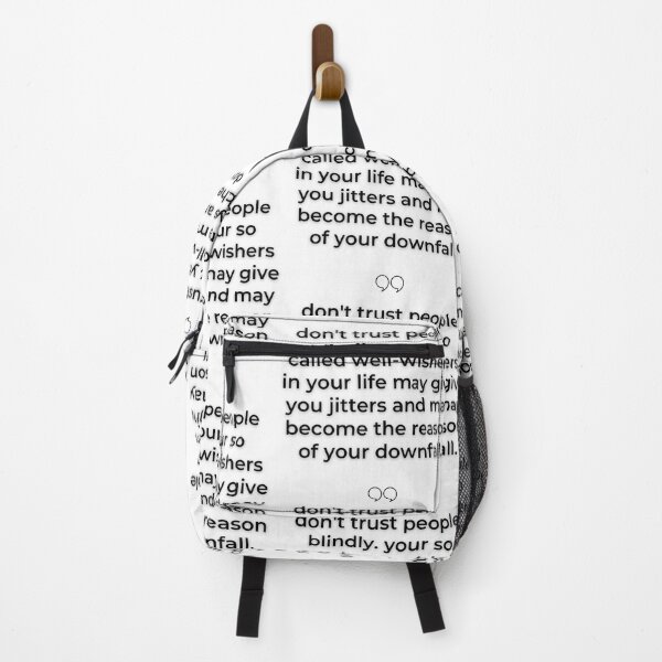 Item preview, DON'T TRUST PEOPLE BLINDLY. YOUR SO CALLED WELL-WISHERS IN YOUR LIFE MAY GIVE YOU JITTERS AND MAY BECOME THE REASON OF YOUR DOWNFALL designed and sold by wildwhimsical.