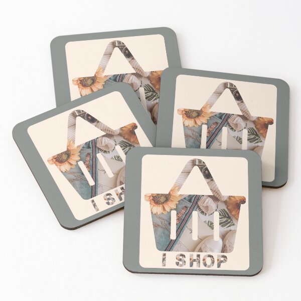 Item preview, I Shop, Shopaholic designed and sold by LynnEllenDesign.